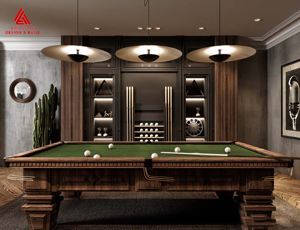 Diện tích phòng bida