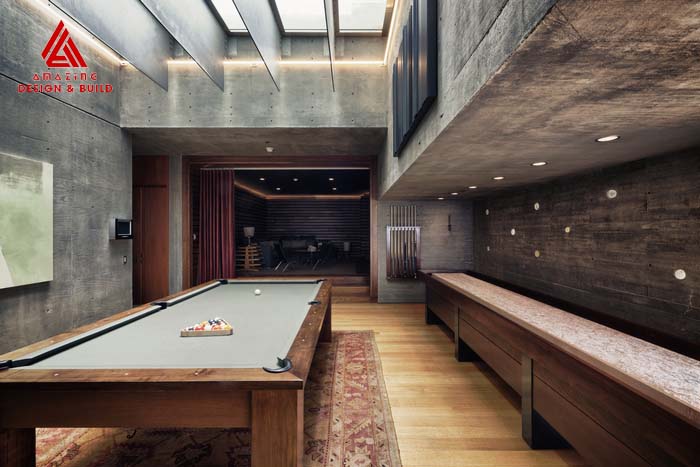 Hình ảnh nội thất phòng bida