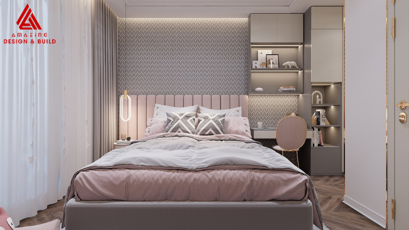 Thiết kế nội thất 2 phòng ngủ phong cách hiện đại 