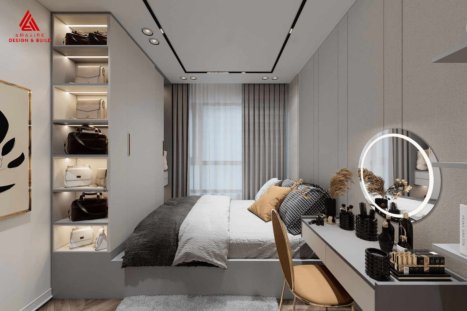 Thiết kế nội thất chung cư 45m2 tại Amazing Design